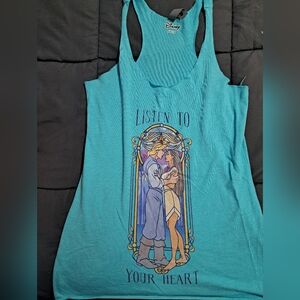 Disney Women's Blue Tank Top